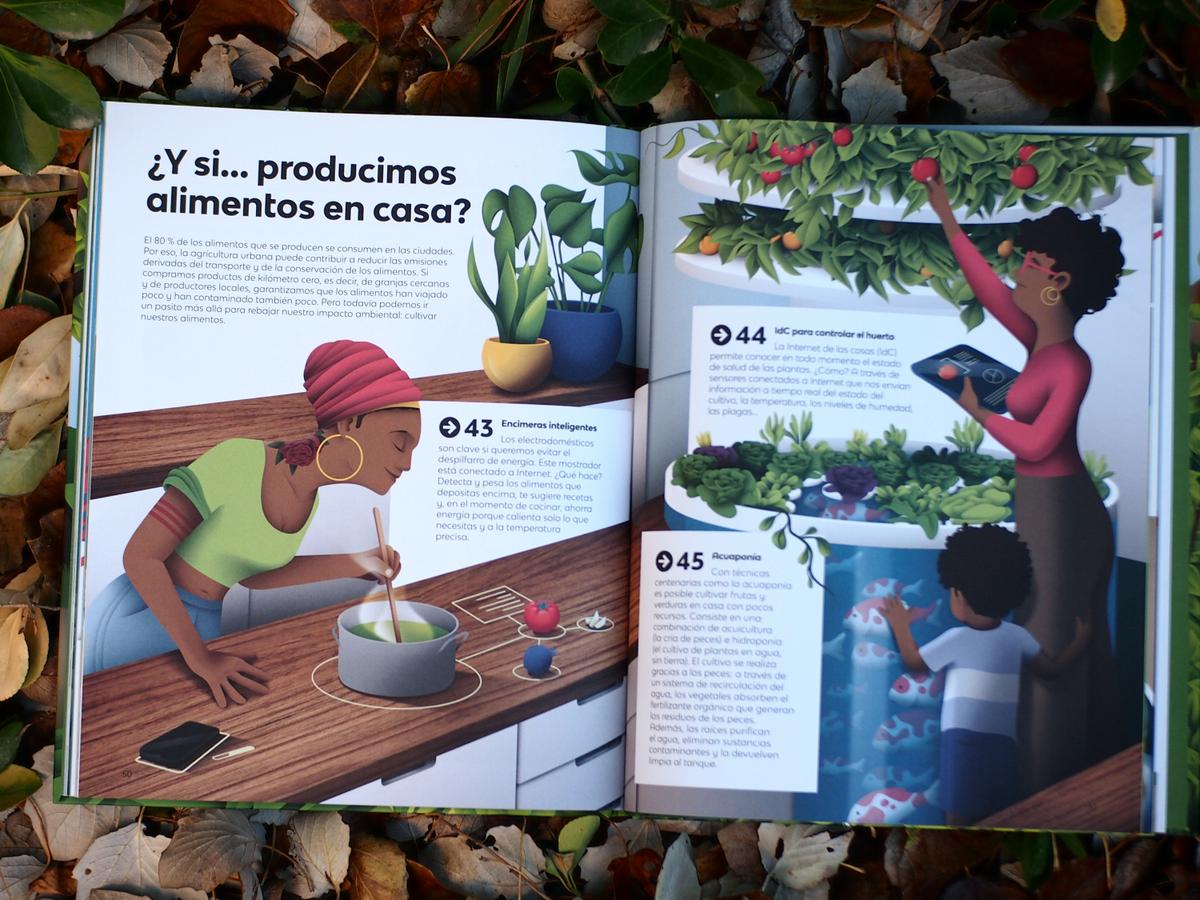 Foto de una de las páginas del libro Bienvenido nuevo mundo