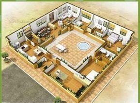 Planos de casas de hacienda
