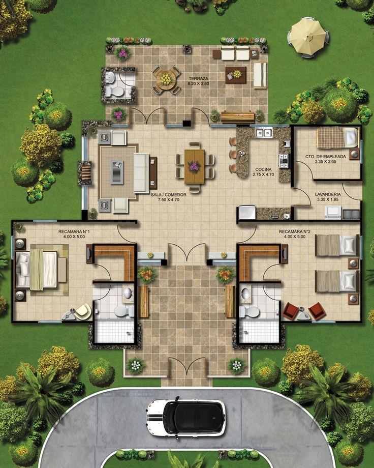 Planos de casas de hacienda