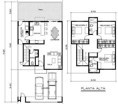 Planos de casas rústicas mexicanas