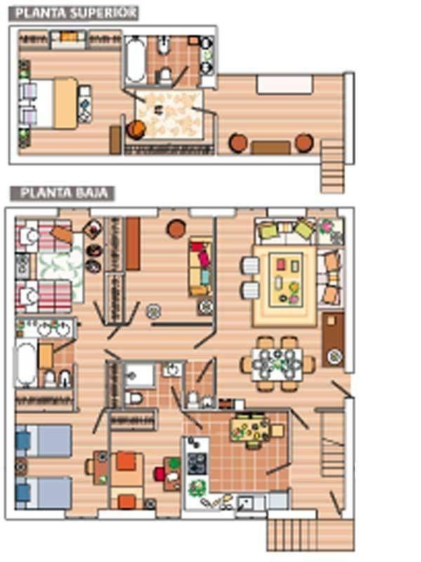 Planos de casas rústicas mexicanas