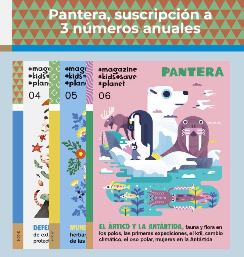 Foto de las portada de las revista Pantera
