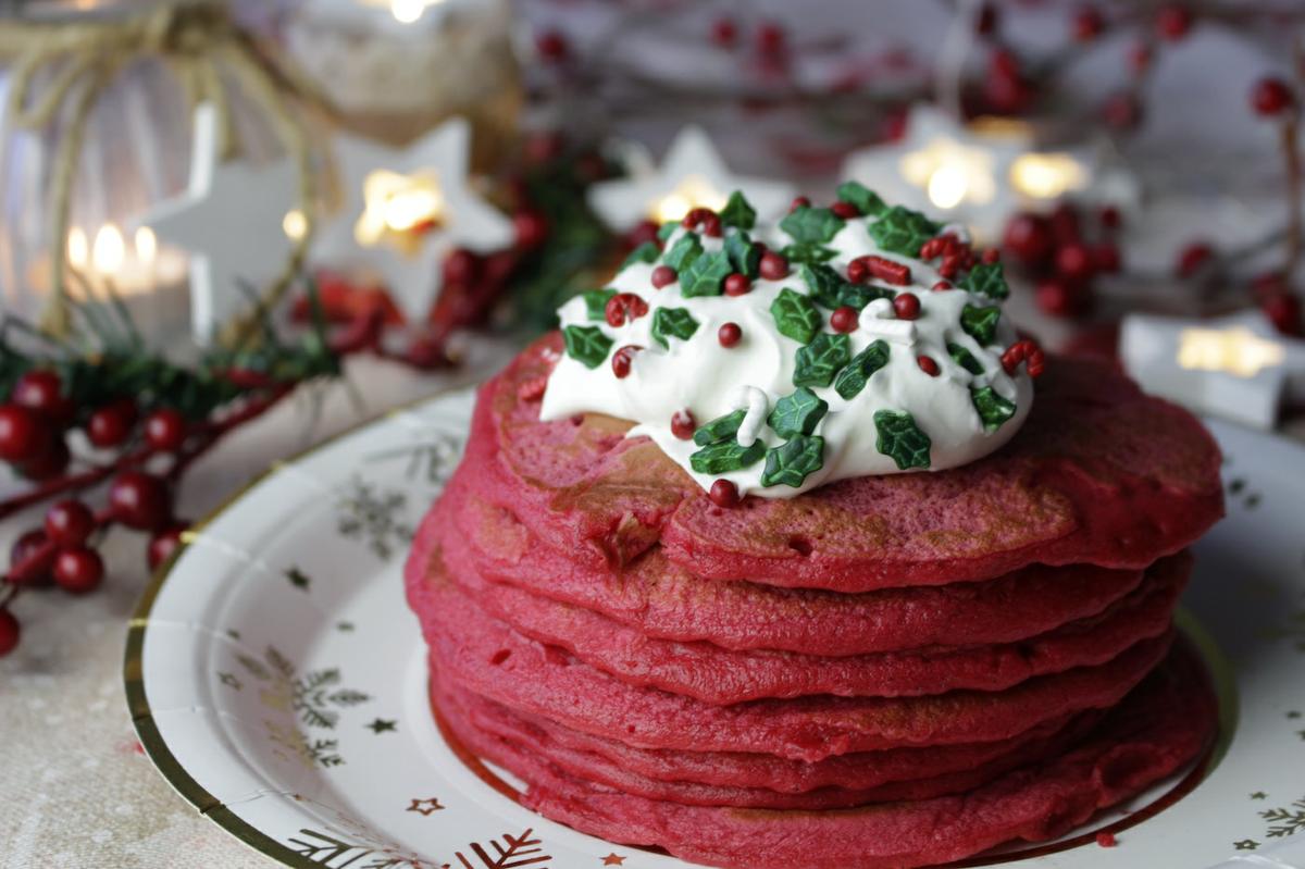 image of Pancakes o tortitas de Navidad sin lactosa | Cocina