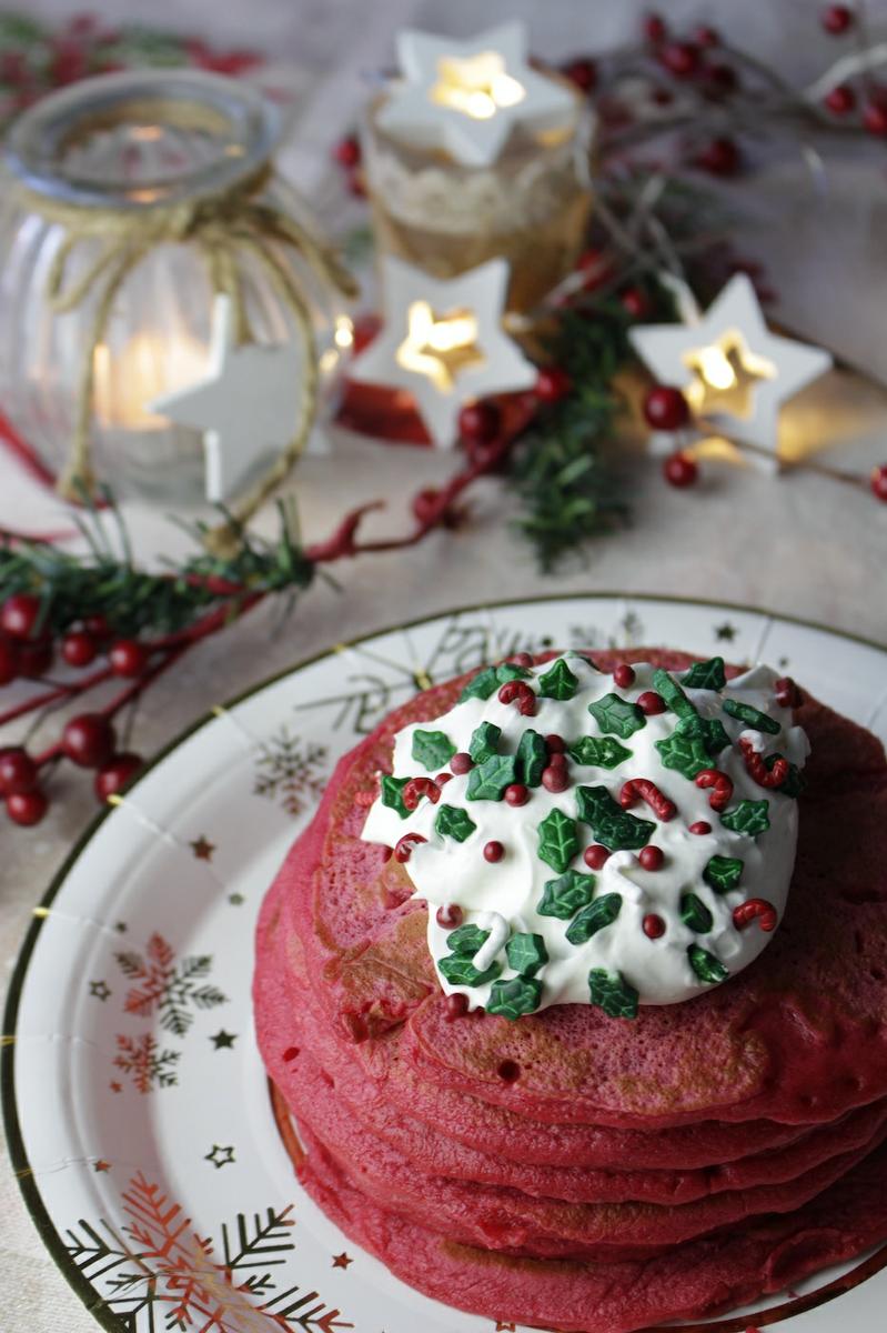 Pancakes o tortitas de Navidad