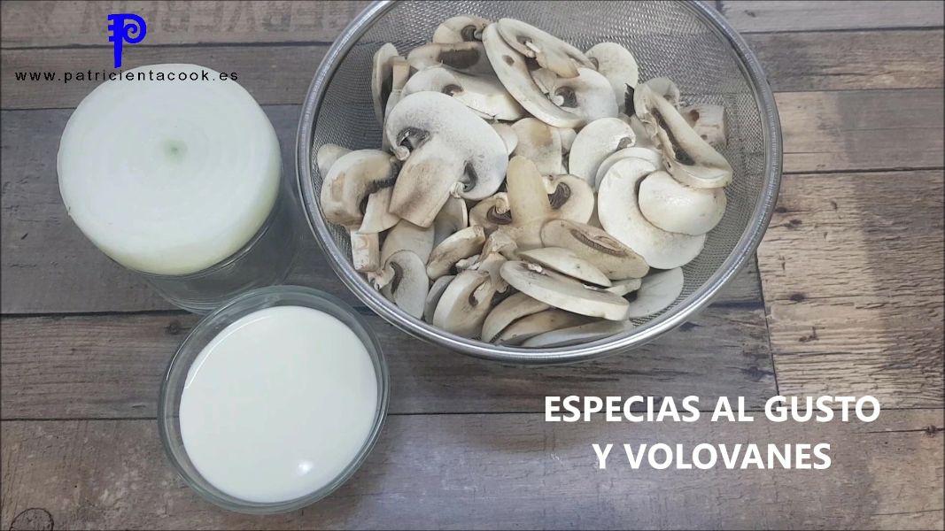 relleno para volovanes. Patricienta Cook