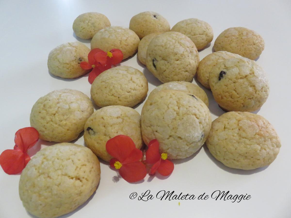 galletas de queso y arándanos