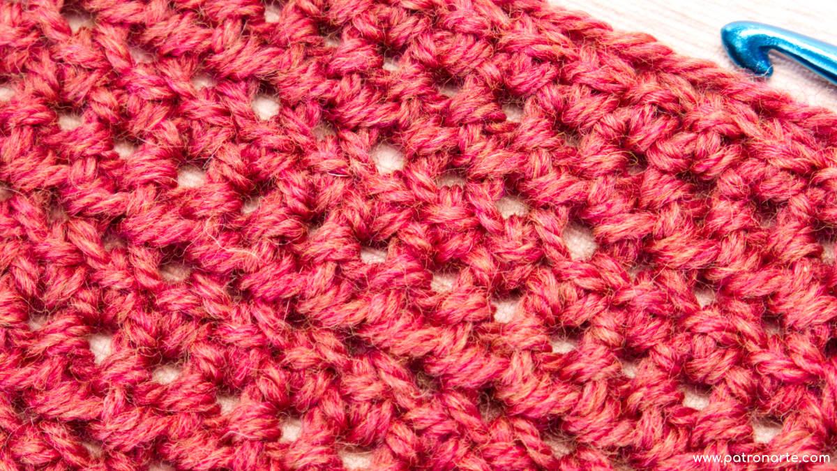 Cómo Tejer Punto Tunecino Falso Elástico 1x2 de Crochet Tunecino