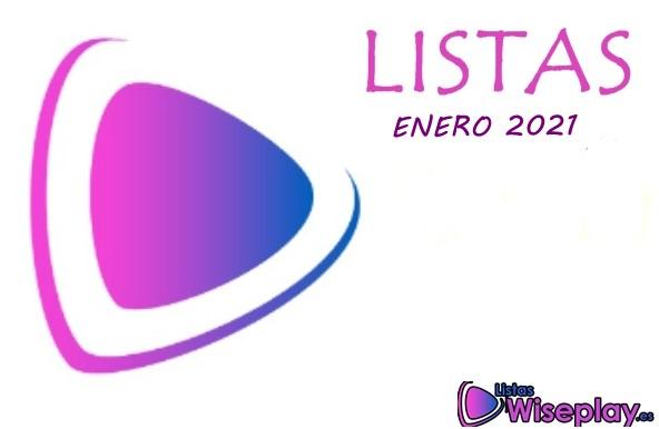 listas Wiseplay Enero de 2021