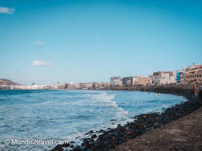 Qué ver en Gran Canaria, la Playa de las Canteras