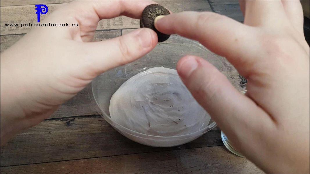 Mousse de galleta Oreo. Patricienta Cook
