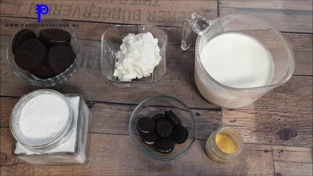 Mousse de galleta Oreo. Patricienta Cook
