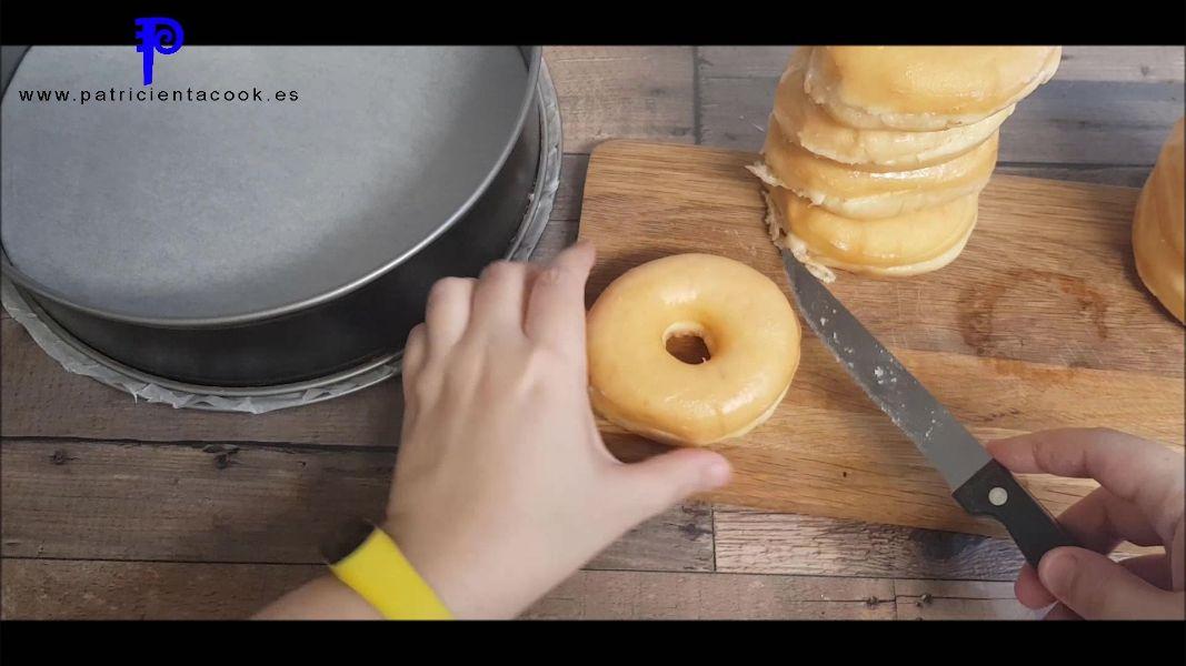 Tarta de Donuts. Patricienta Cook