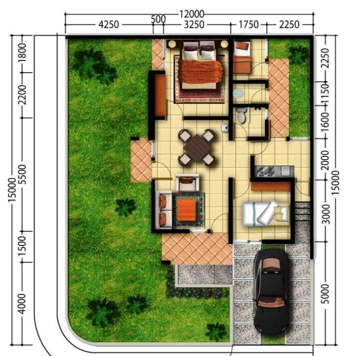 Planos de casas esquineras modernas