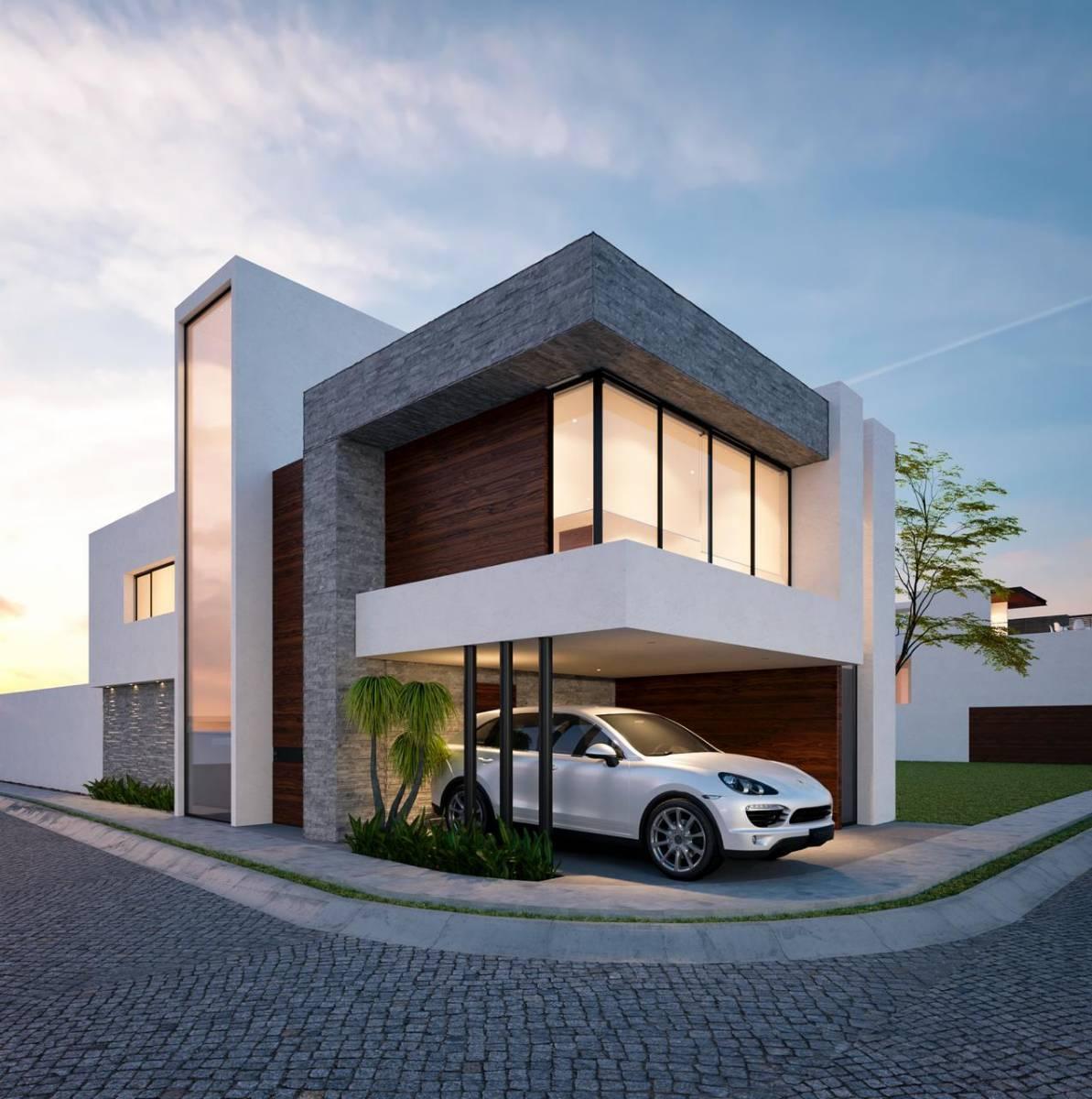 Diseños de casas esquineras modernas