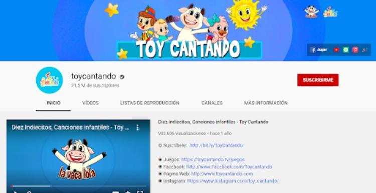canal de YouTube de audiocuentos infantiles