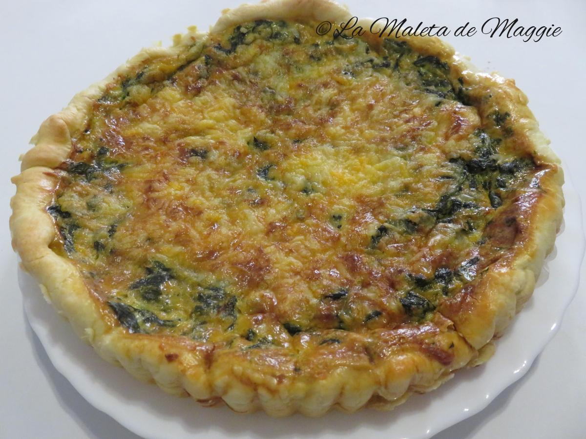 quiche de espinacas y queso