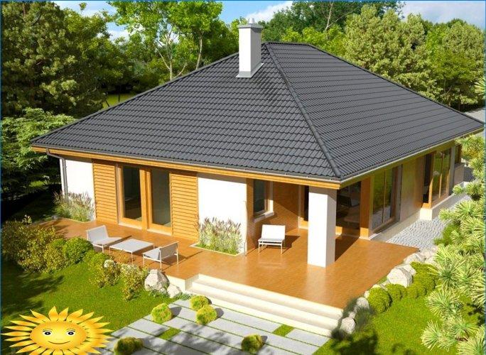 Colores para fachadas con techo a varias aguas