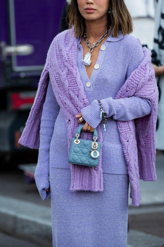 Very Peri en la moda