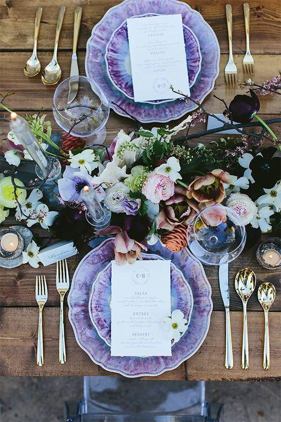 Very Peri en decoración de eventos sociales