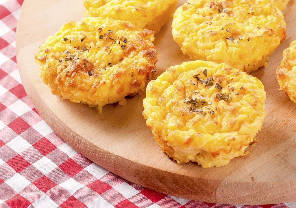 Muffins de patata y queso