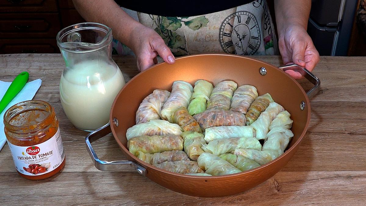 ROLLITOS DE COL O REPOLLO, UNA RECETA SALUDABLE - Loli Domínguez - Foto 12