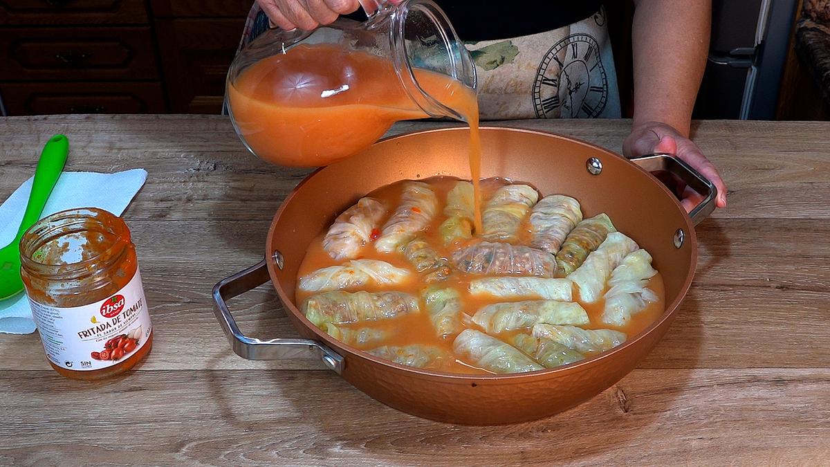 ROLLITOS DE COL O REPOLLO, UNA RECETA SALUDABLE - Loli Domínguez - Foto 13