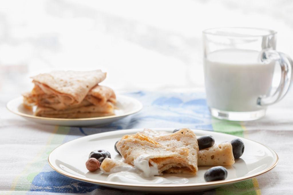 Crepes desayuno saludable