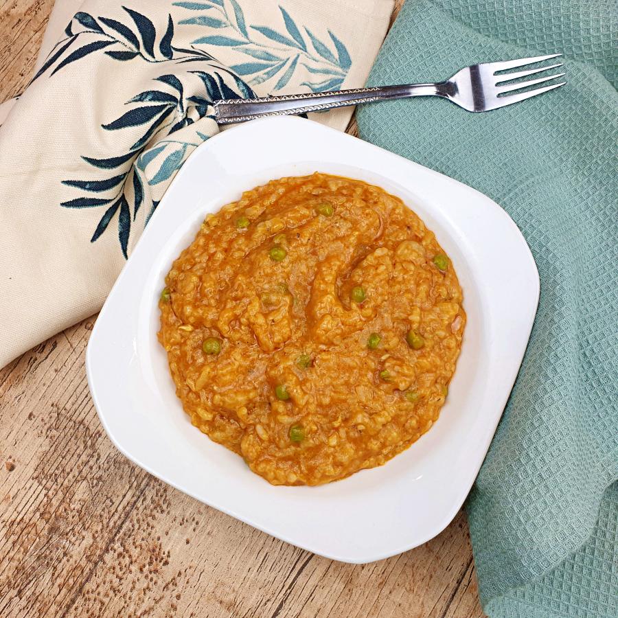 arroz caldoso con gambas y atun en trending cooking de taurus.