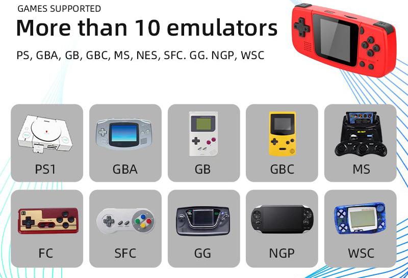 POWKIDDY Q36 Mini - Juegos