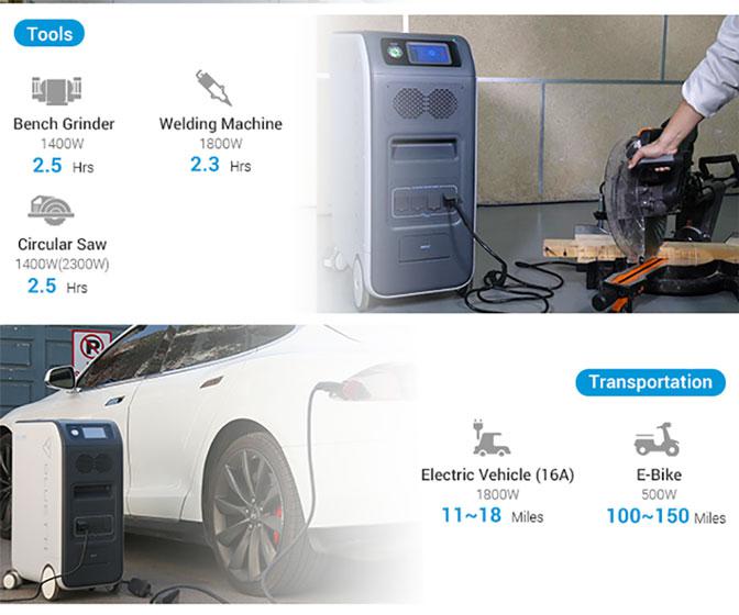 BLUETTI EP500 - Capacidad de batería 2