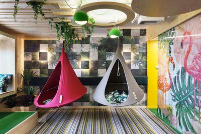 hamacas modernas oficinas