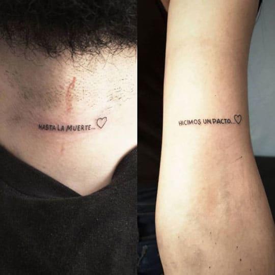 60 frases para tatuajes en pareja | Entretenimiento