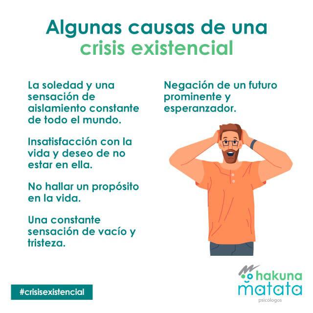 Causas de una crisis existencial