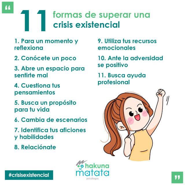 11 formas de superar una crisis existencial