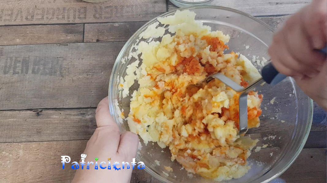 Bolitas de patata, sobrasada y mozzarella - Patricienta Cook