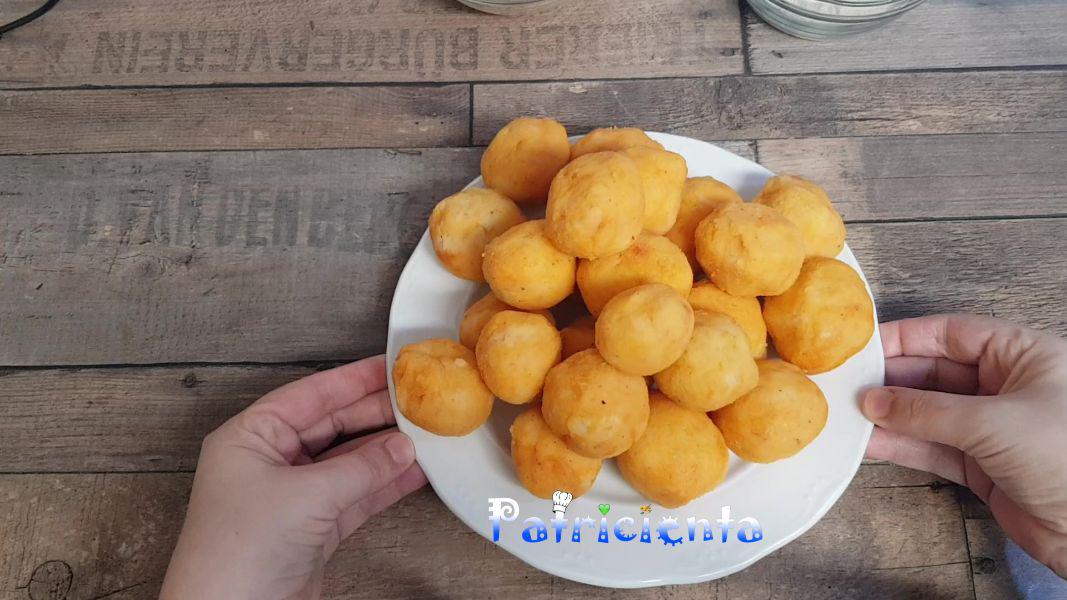 Bolitas de patata, sobrasada y mozzarella - Patricienta Cook