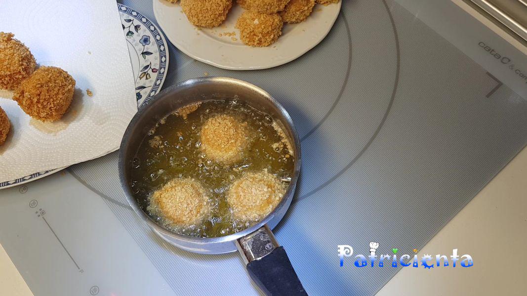 Bolitas de patata, sobrasada y mozzarella - Patricienta Cook