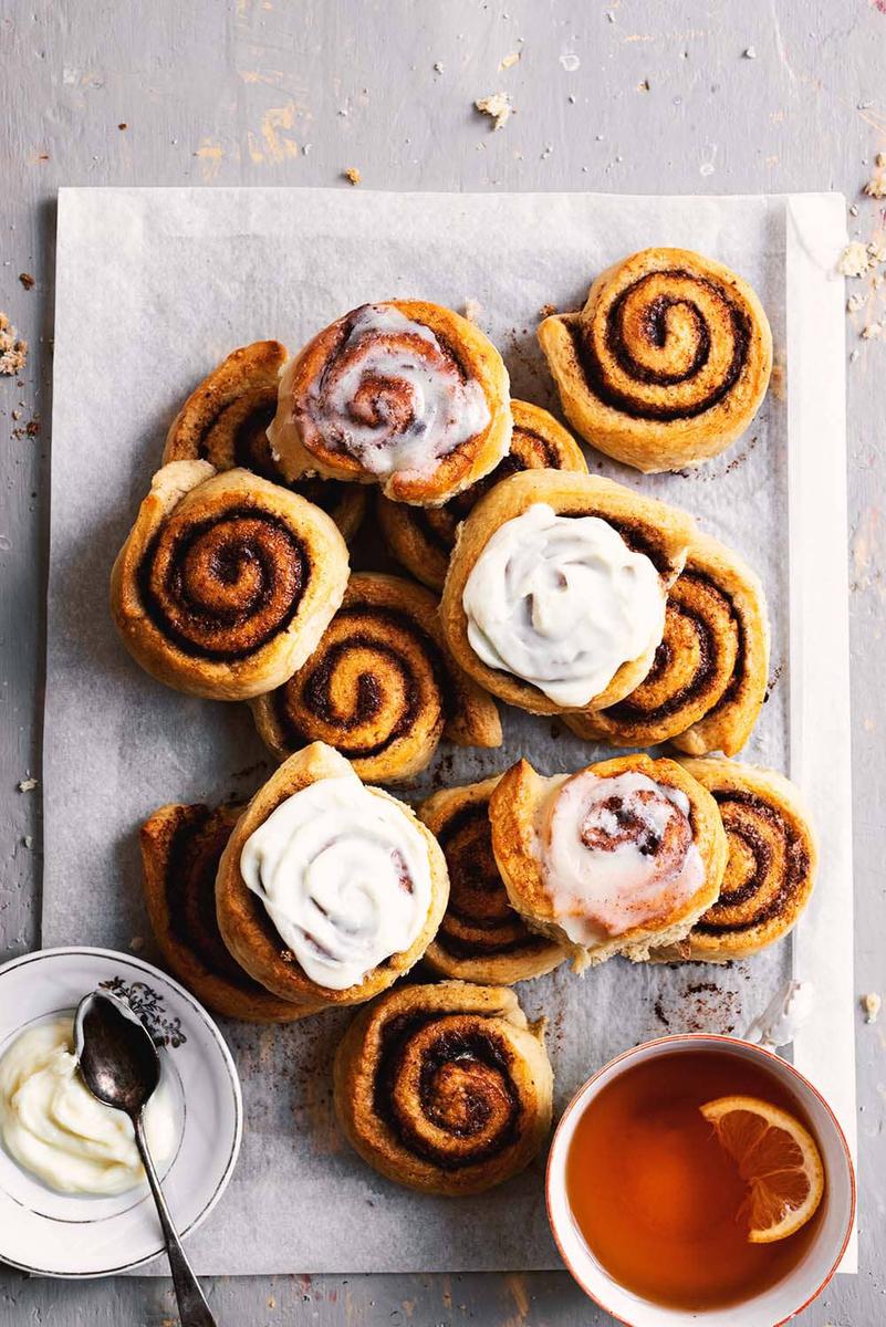 Rollitos de canela tiernas