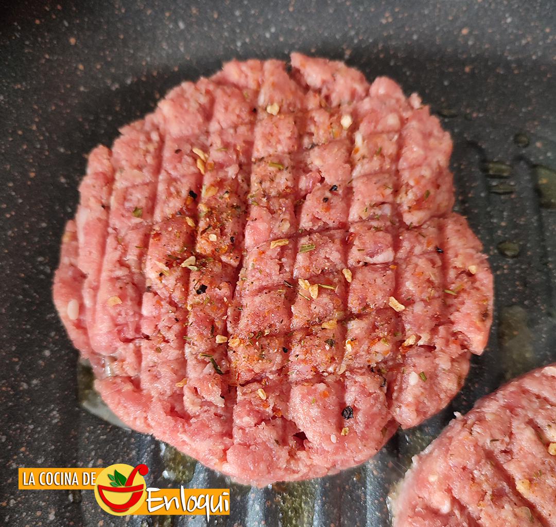 Hamburguesa casera de ternera Just Spices