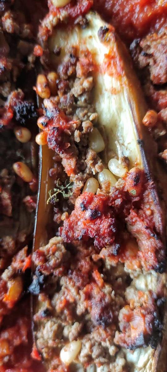 berenjenas con carne