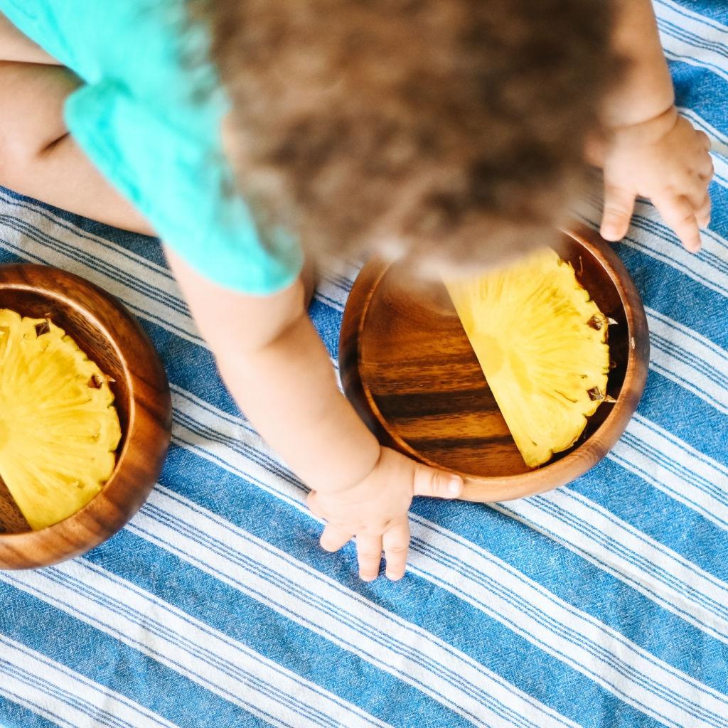 Cómo ofrecer piña en el baby led weaning