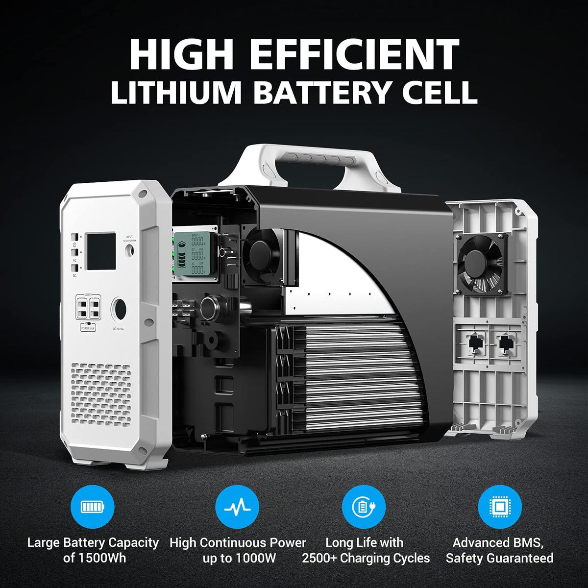 Bluetti EB150 - Diseño interno