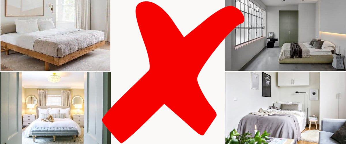 Como no colocar la cama