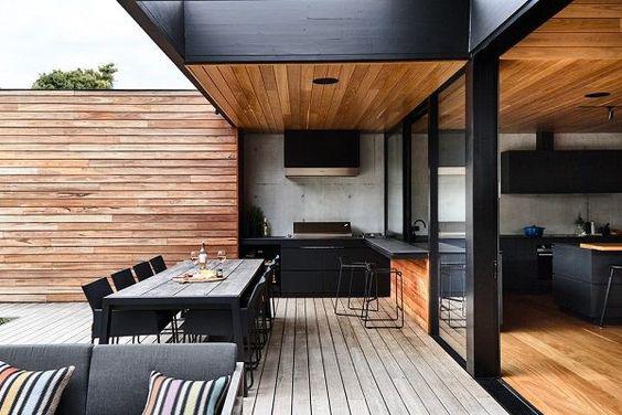 Terrazas con cocina exterior