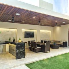 Terrazas con cocina exterior