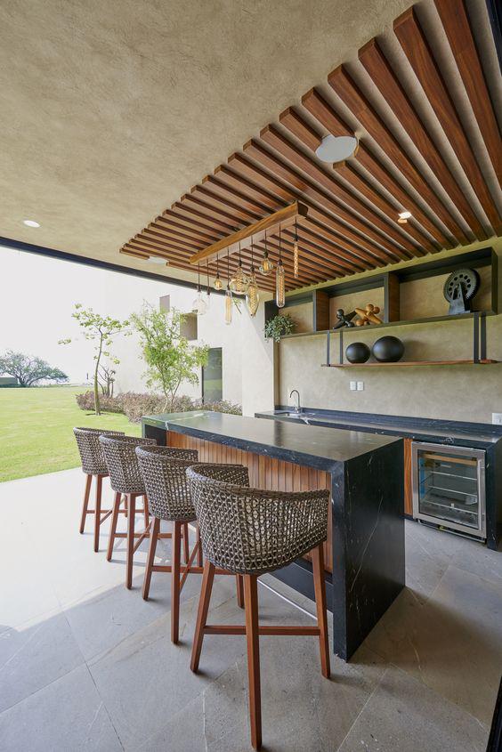 Terrazas con cocina exterior
