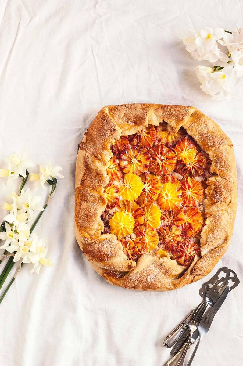 Receta de Galette de naranjas sanguinas