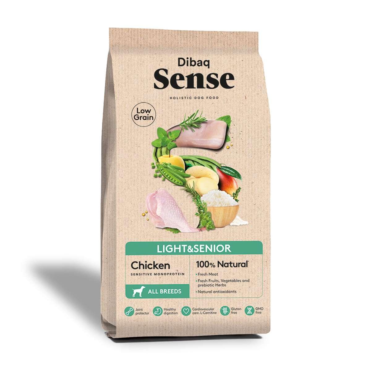 dibaq sense light senior para perros
