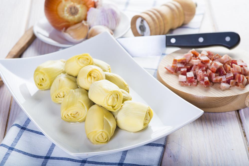 Alcachofas con Jamón Ibérico