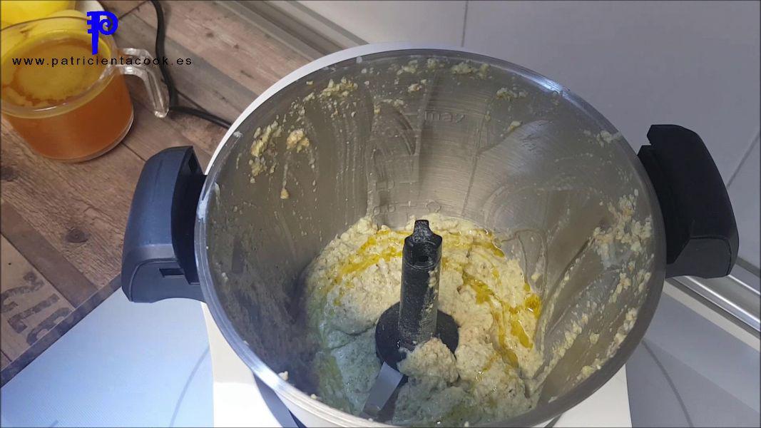 Atún salsa de pistachos en trending cooking. Cocina a 3 niveles.